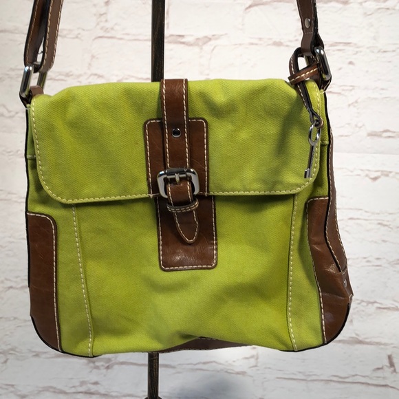 lime green crossbody bag